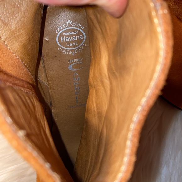 Jeffery Campbell Prance Brown Suede Fringe Boots Size 11 - Picture 12 of 15